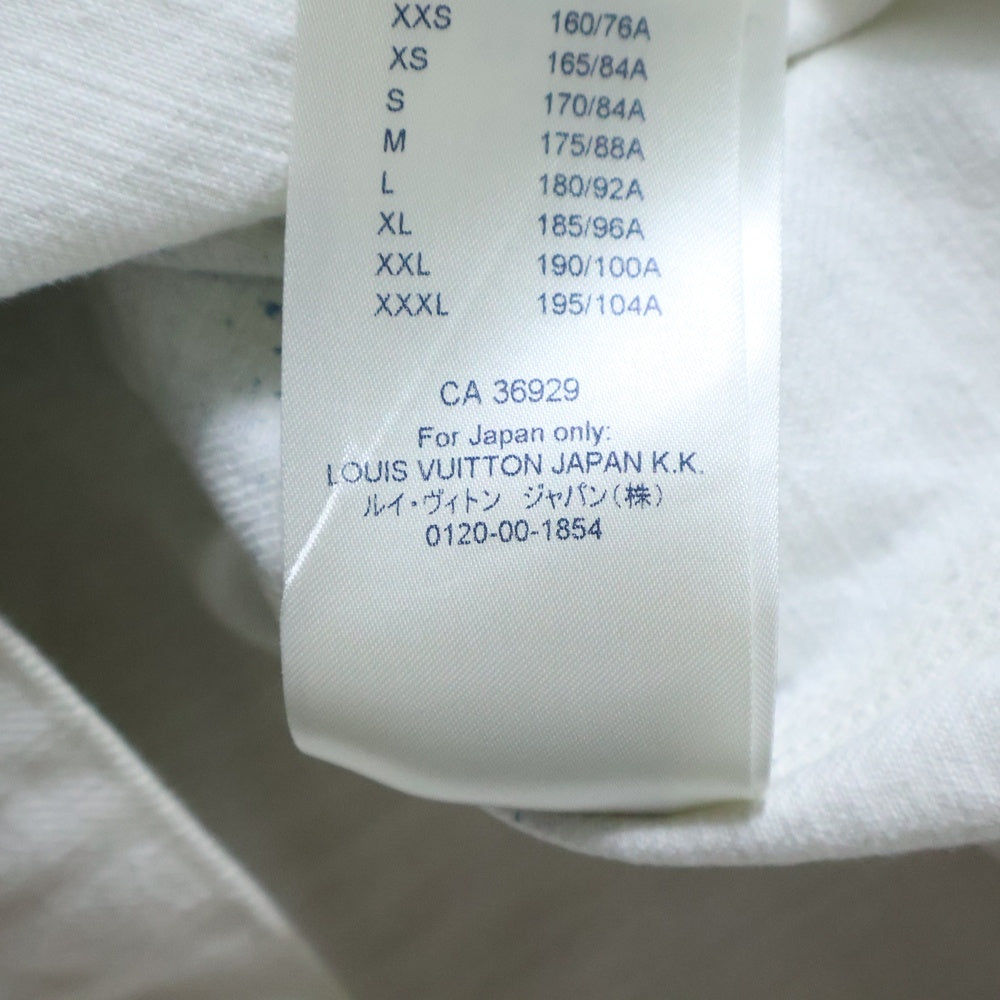 LOUIS VUITTON(ルイヴィトン) 20SS RM201M QYZ HIS09W モノグラムグラデーション長袖シャツ インディゴ/ホワイト