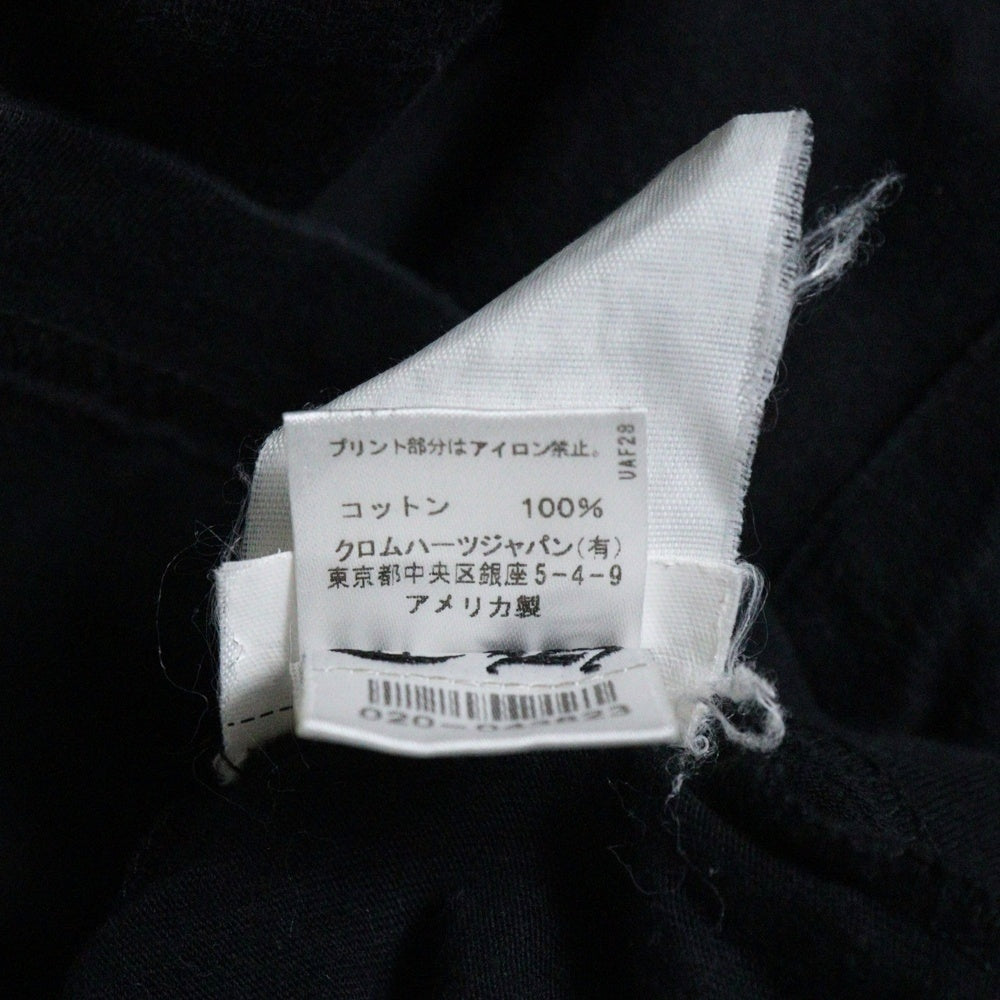 CHROME HEARTS(クロムハーツ) CH L S TEE 袖グラデーションロゴ バックホースシュー 長袖Tシャツ 長袖カットソー ブラック