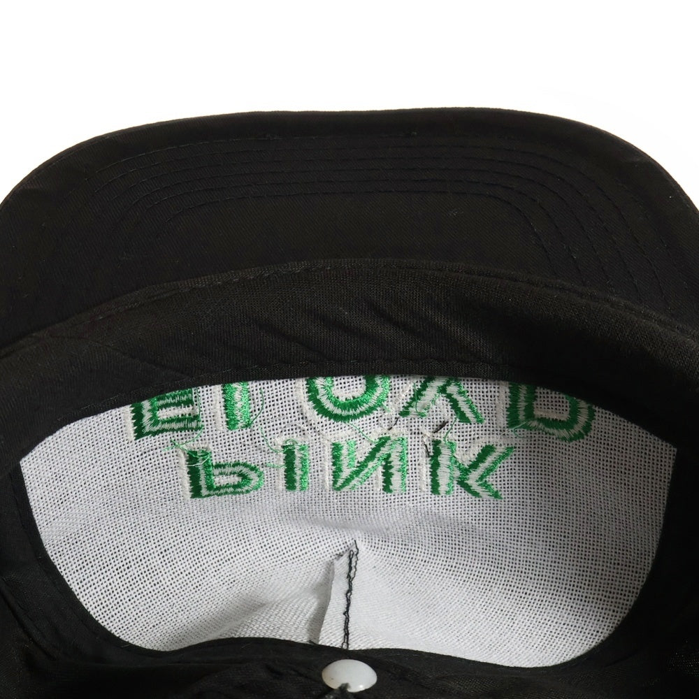 VINTAGE(ヴィンテージ) 90s PINK FLOYD CAP ピンクフロイド ロゴ刺繍 キャップ 帽子 ブラック