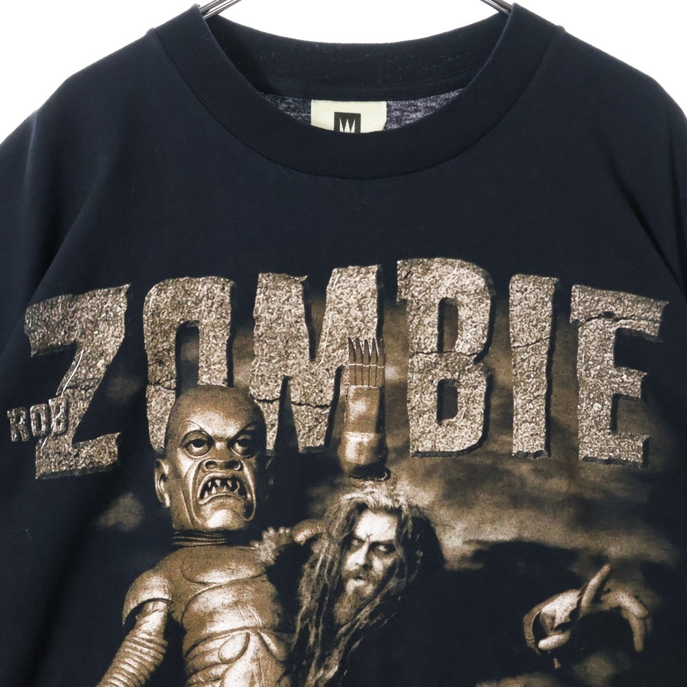 VINTAGE(ヴィンテージ) 90s ROB ZOMBIE HELLBILLY DELUXE TOUR TEE ロブゾンビ 両面プリント半袖Tシャツ カットソー ブラック