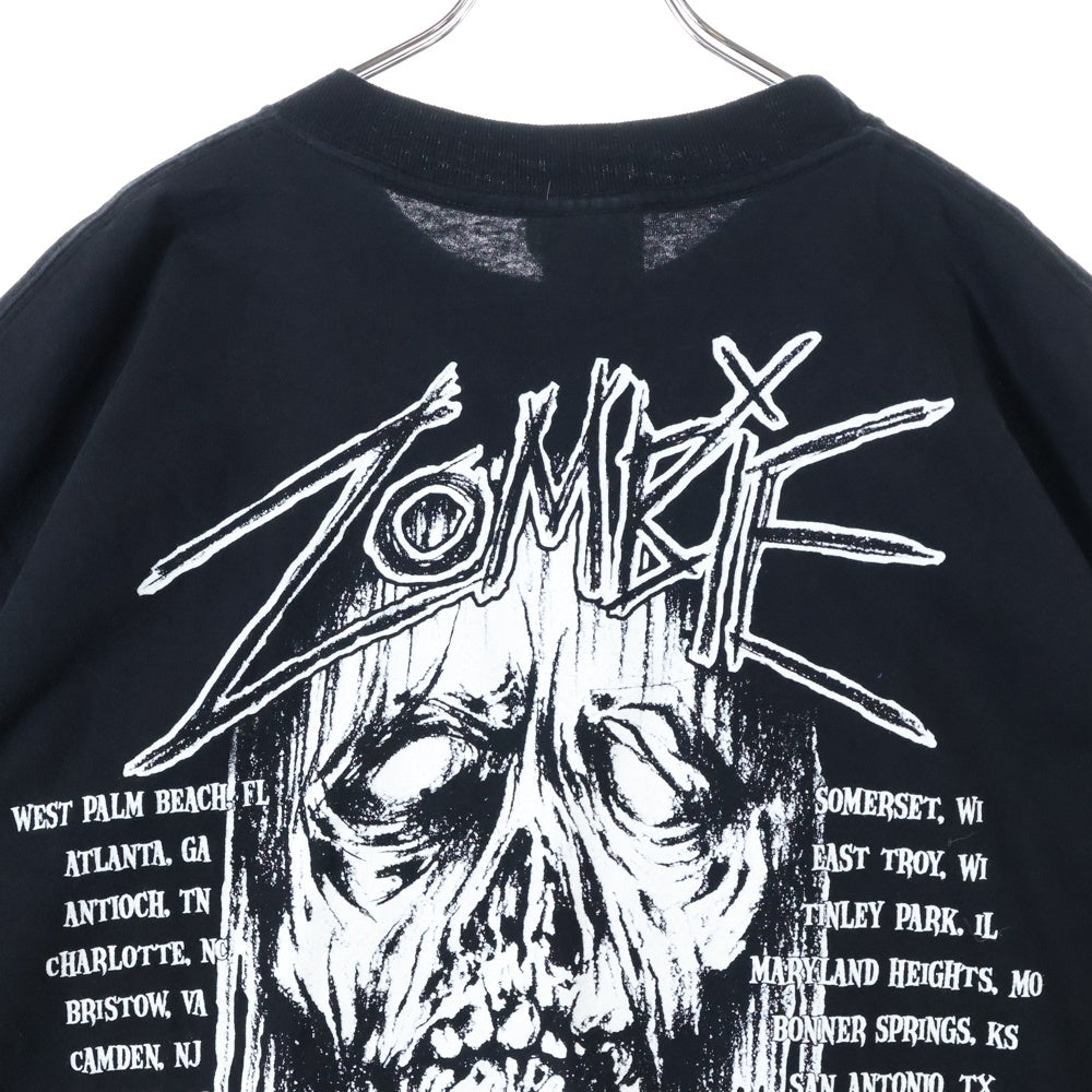VINTAGE(ヴィンテージ) 90s ROB ZOMBIE HELLBILLY DELUXE TOUR TEE ロブゾンビ 両面プリント半袖Tシャツ カットソー ブラック