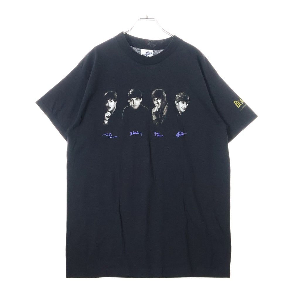VINTAGE(ヴィンテージ) 90s THE BEATLES 1995 TEE ザ ビートルズ フロントプリント半袖Tシャツ カットソー ブラック