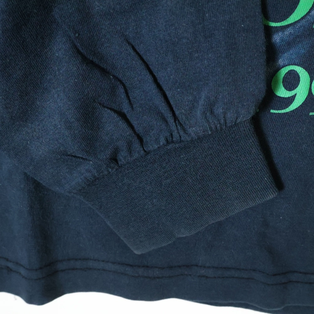 VINTAGE(ヴィンテージ) 90s ニルヴァーナ カートコバーン ブートレグ メモリアル両面プリント長袖Tシャツ 長袖カットソー ネイビー
