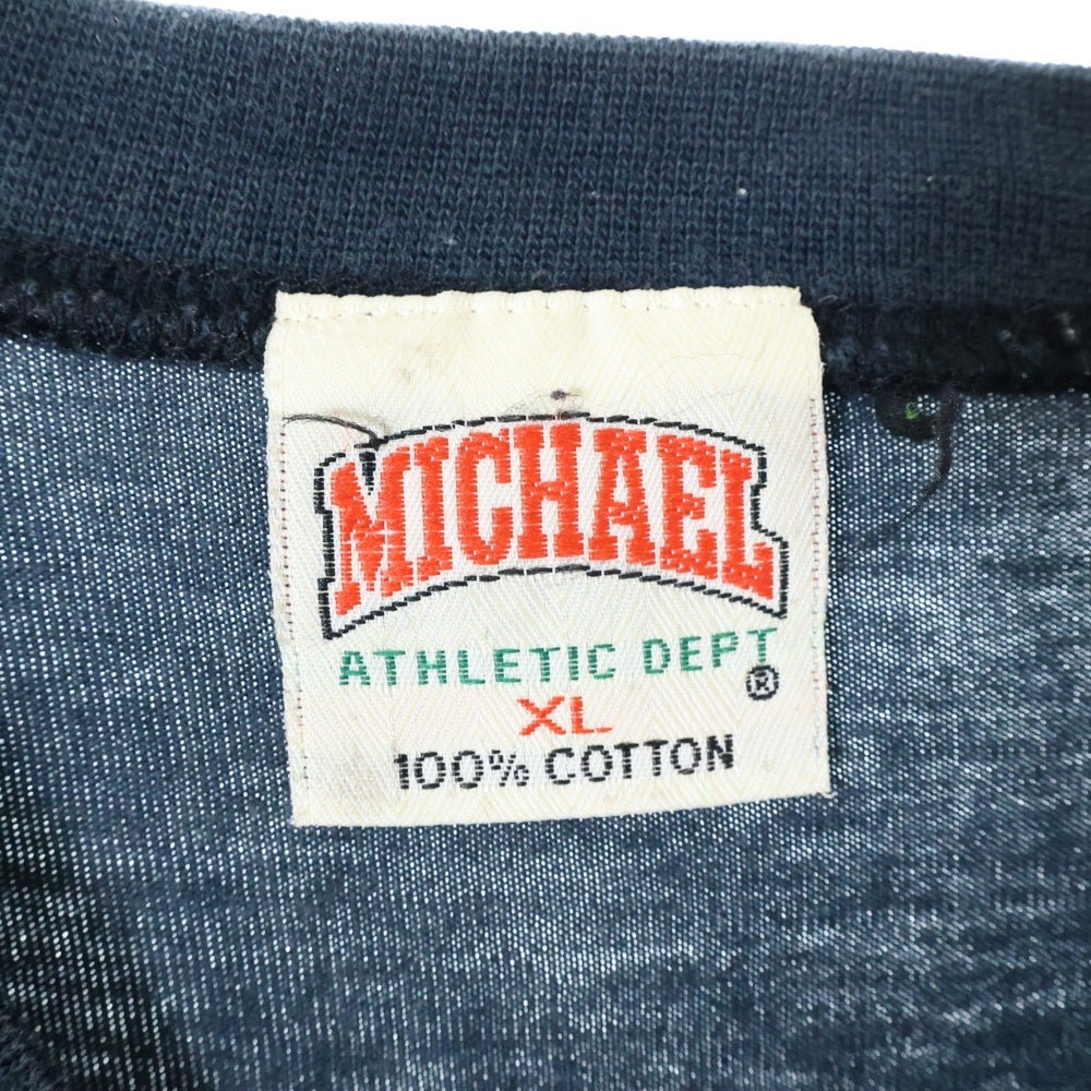 VINTAGE(ヴィンテージ) 90s ニルヴァーナ カートコバーン ブートレグ メモリアル両面プリント長袖Tシャツ 長袖カットソー ネイビー