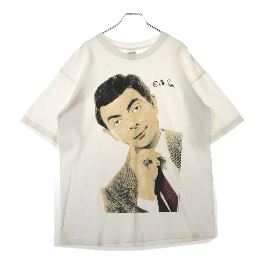 VINTAGE(ヴィンテージ) 90s Mr.Bean TEE ミスター ビーン フロントプリント半袖Tシャツ カットソー ホワイト