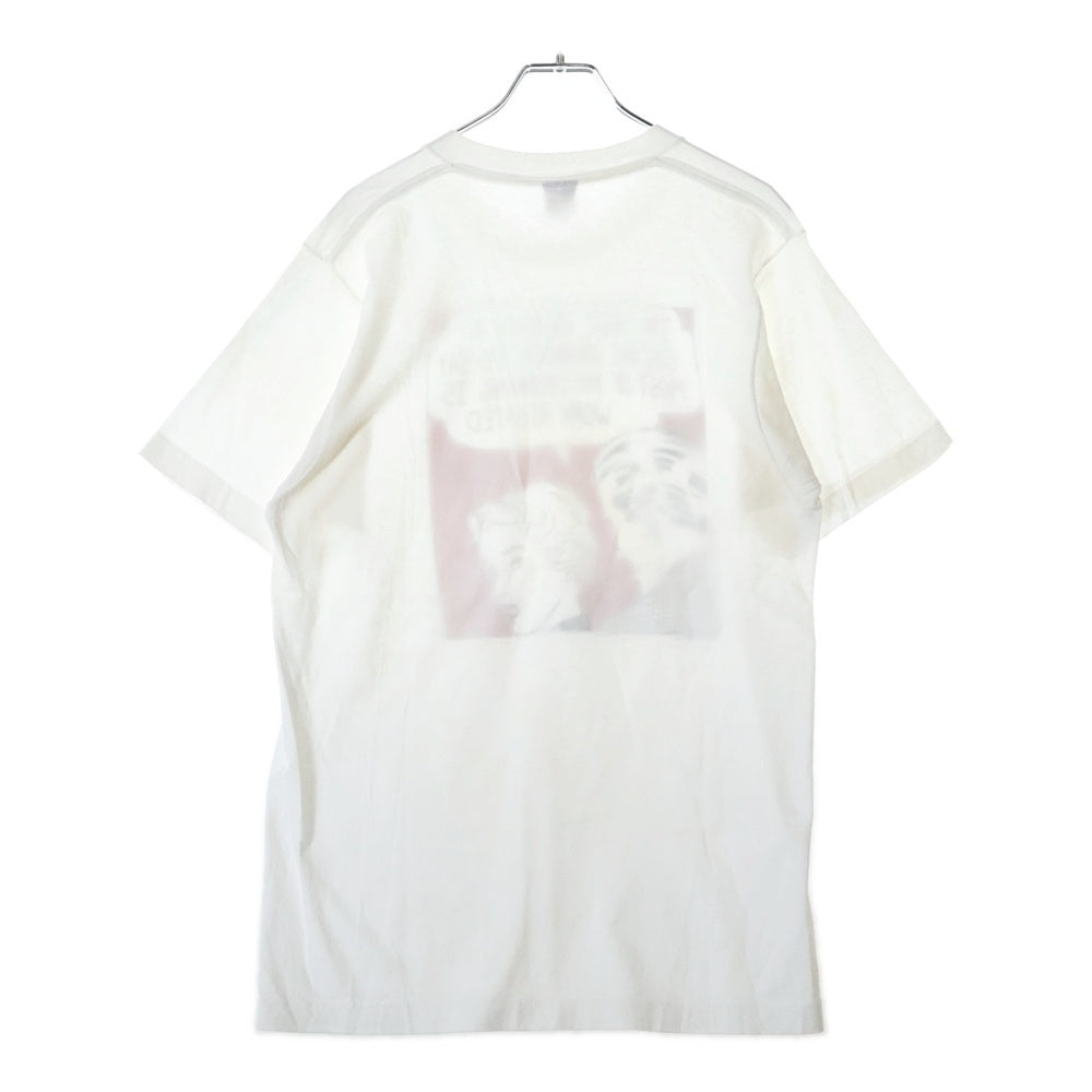 VINTAGE(ヴィンテージ) 90s Print TEE メッセージプリント半袖Tシャツ カットソー ホワイト