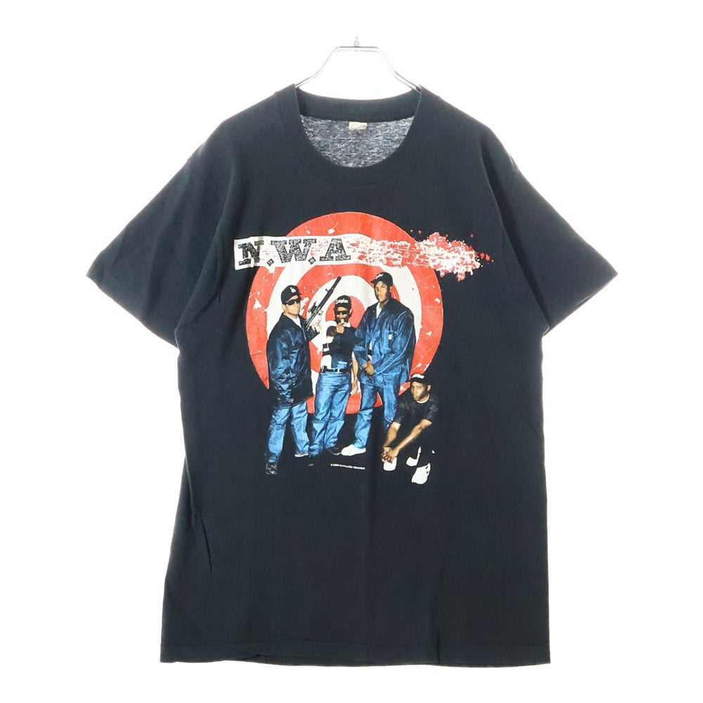 VINTAGE(ヴィンテージ) 90s NWA TEE ラップ 両面プリント半袖Tシャツ カットソー ブラック