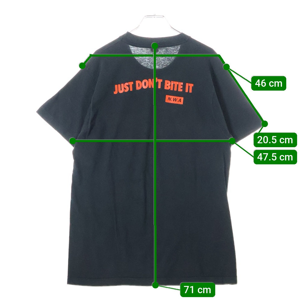 VINTAGE(ヴィンテージ) 90s NWA TEE ラップ 両面プリント半袖Tシャツ カットソー ブラック
