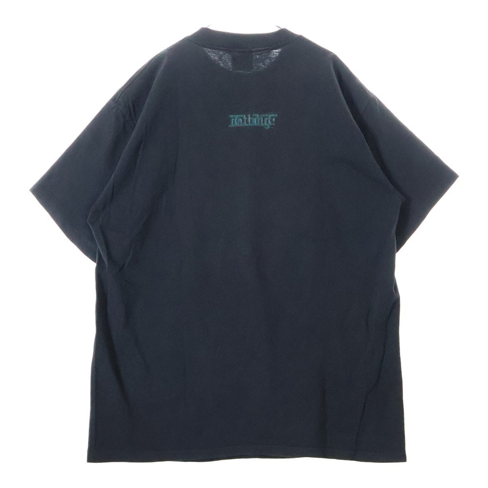 VINTAGE(ヴィンテージ) 90s NINE INCH NAILS BOX LOGO TEE ナインインチネイルズ 両面プリント半袖Tシャツ カットソー ブラック