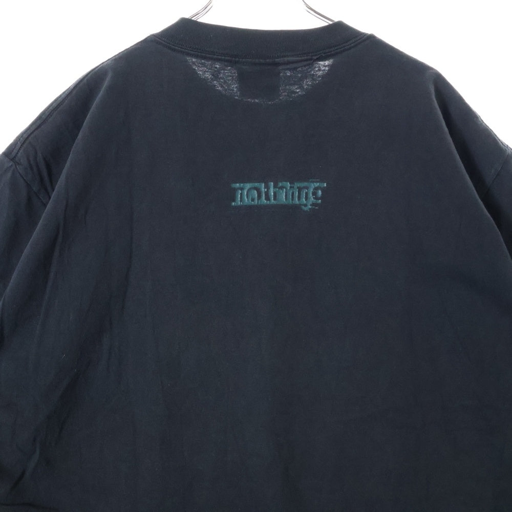 VINTAGE(ヴィンテージ) 90s NINE INCH NAILS BOX LOGO TEE ナインインチネイルズ 両面プリント半袖Tシャツ カットソー ブラック