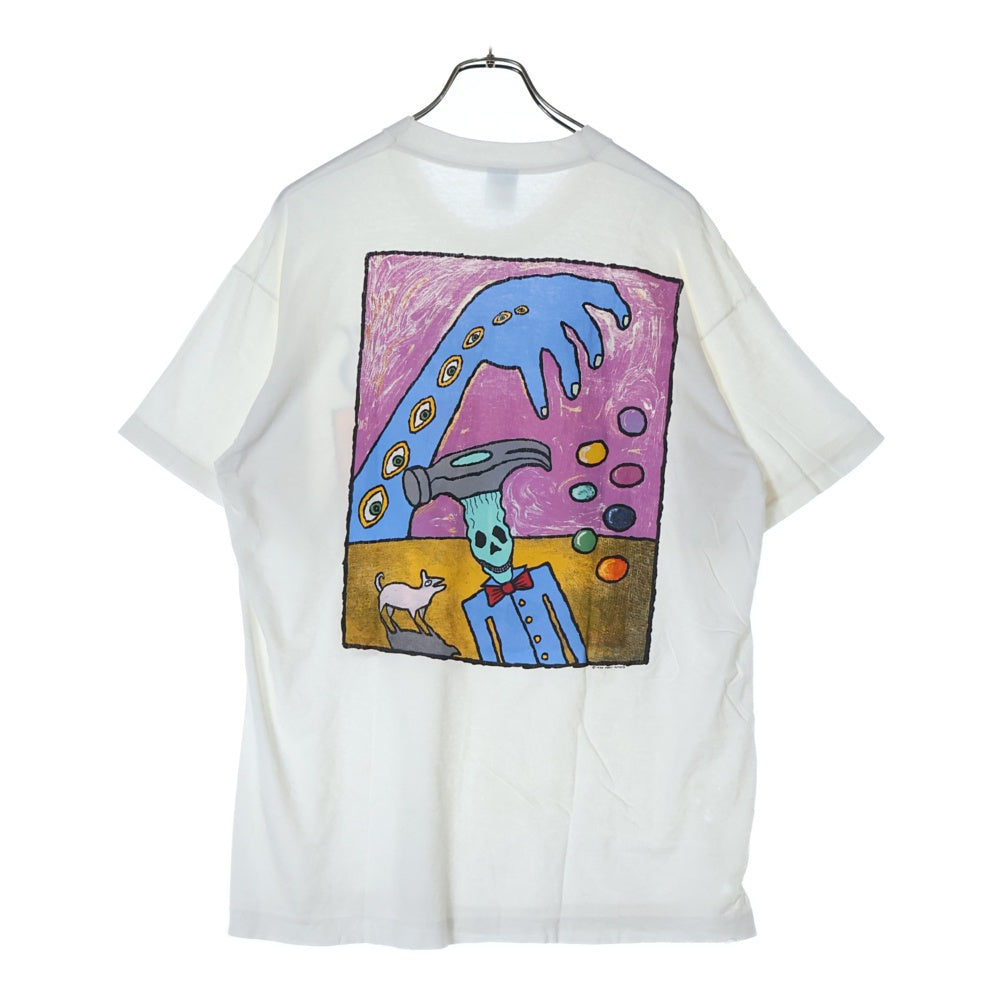 VINTAGE(ヴィンテージ) 90S MEAT PUPPETS ミーツパペッツ 両面プリント 半袖Tシャツ ホワイト