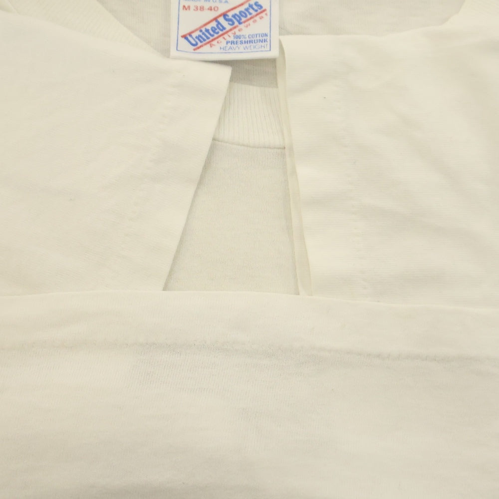 VINTAGE(ヴィンテージ) 90S massive attack safe from harm remix マッシブアタック プリント 半袖Tシャツ ホワイト