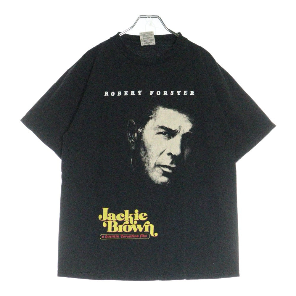 VINTAGE(ヴィンテージ) 90S Jackie Brown ジャッキーブラウン ムービープリント 半袖Tシャツ ブラック
