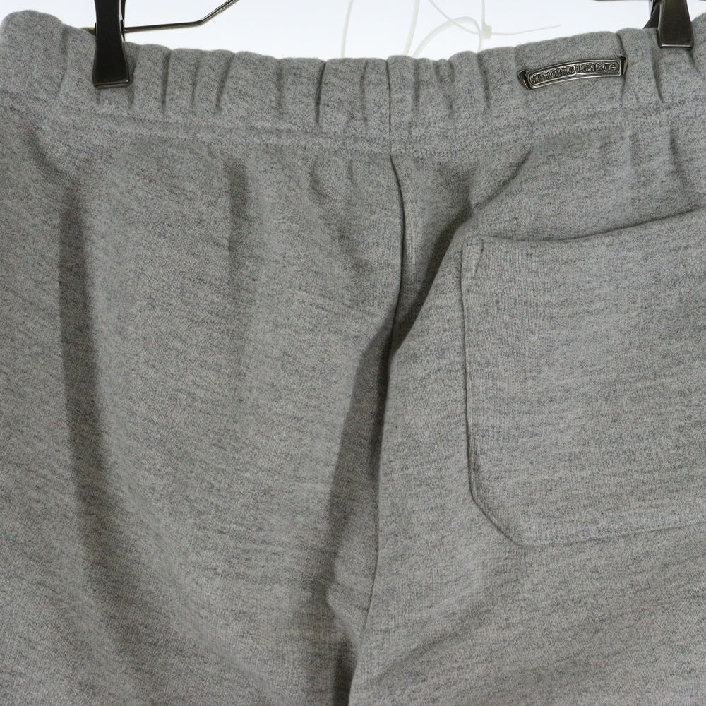 CHROME HEARTS(クロムハーツ) Y NOT 7-11 SHORTS 刺繍ロゴ ハーフ スウェットパンツ グレー