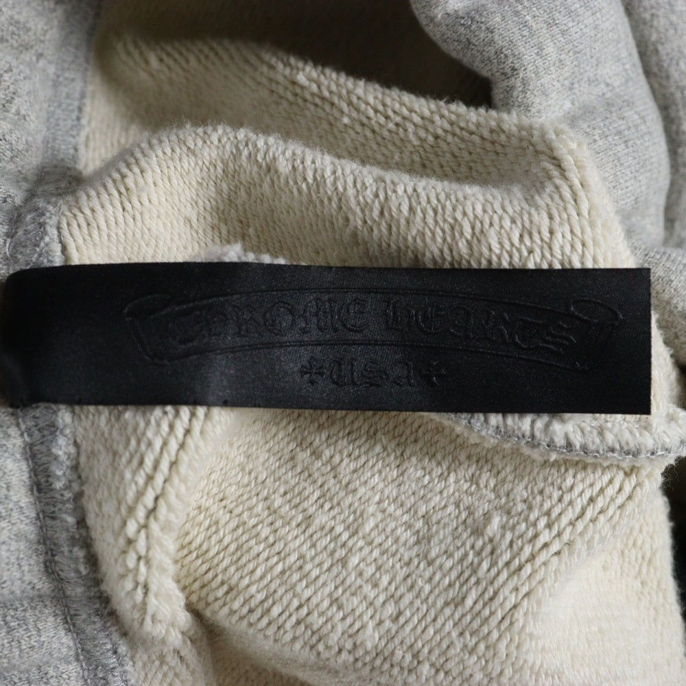 CHROME HEARTS(クロムハーツ) Y NOT 7-11 SHORTS 刺繍ロゴ ハーフ スウェットパンツ グレー