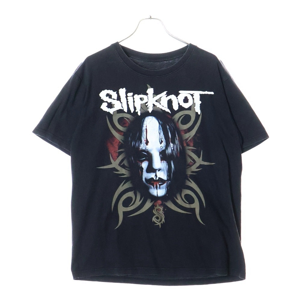 VINTAGE(ヴィンテージ) 00S Slipknot Joey Jordison BIG FACE スリップノット フェイスプリント 半袖Tシャツ ブラック