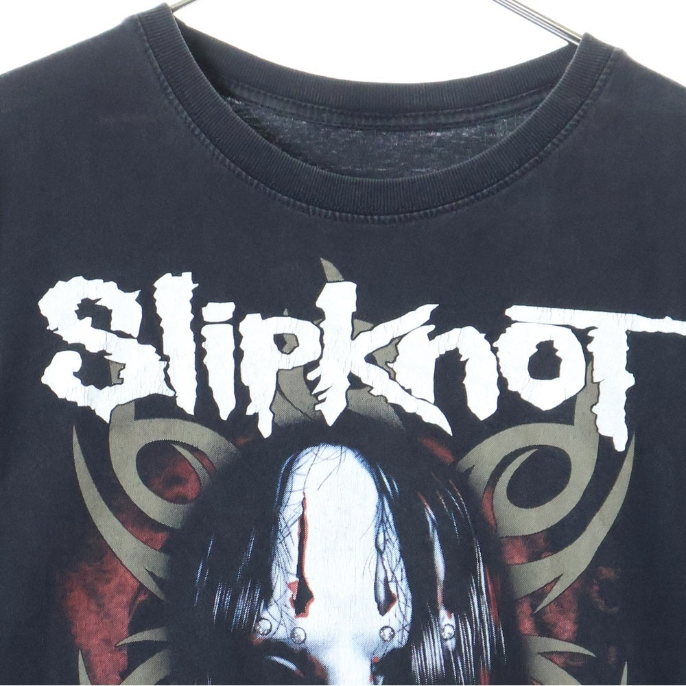 VINTAGE(ヴィンテージ) 00S Slipknot Joey Jordison BIG FACE スリップノット フェイスプリント 半袖Tシャツ ブラック