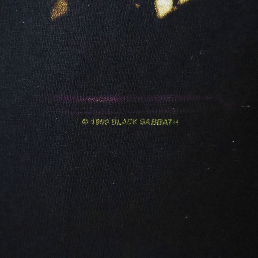 VINTAGE(ヴィンテージ) 90S BLACK SABBATH REUNION TOUR 1999 ブラックサバス 両面プリント 半袖Tシャツ ブラック