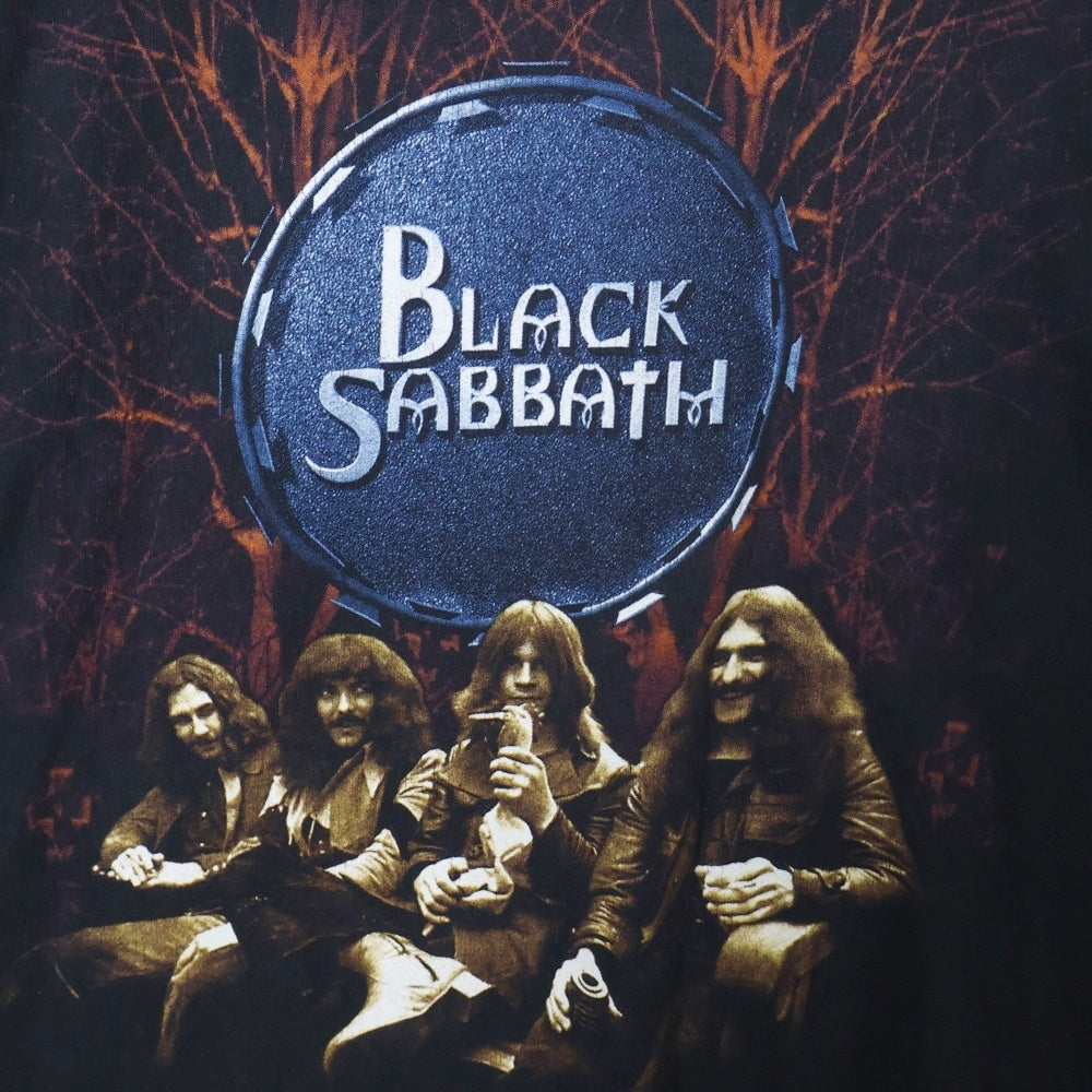VINTAGE(ヴィンテージ) 90S BLACK SABBATH REUNION TOUR 1999 ブラックサバス 両面プリント 半袖Tシャツ ブラック
