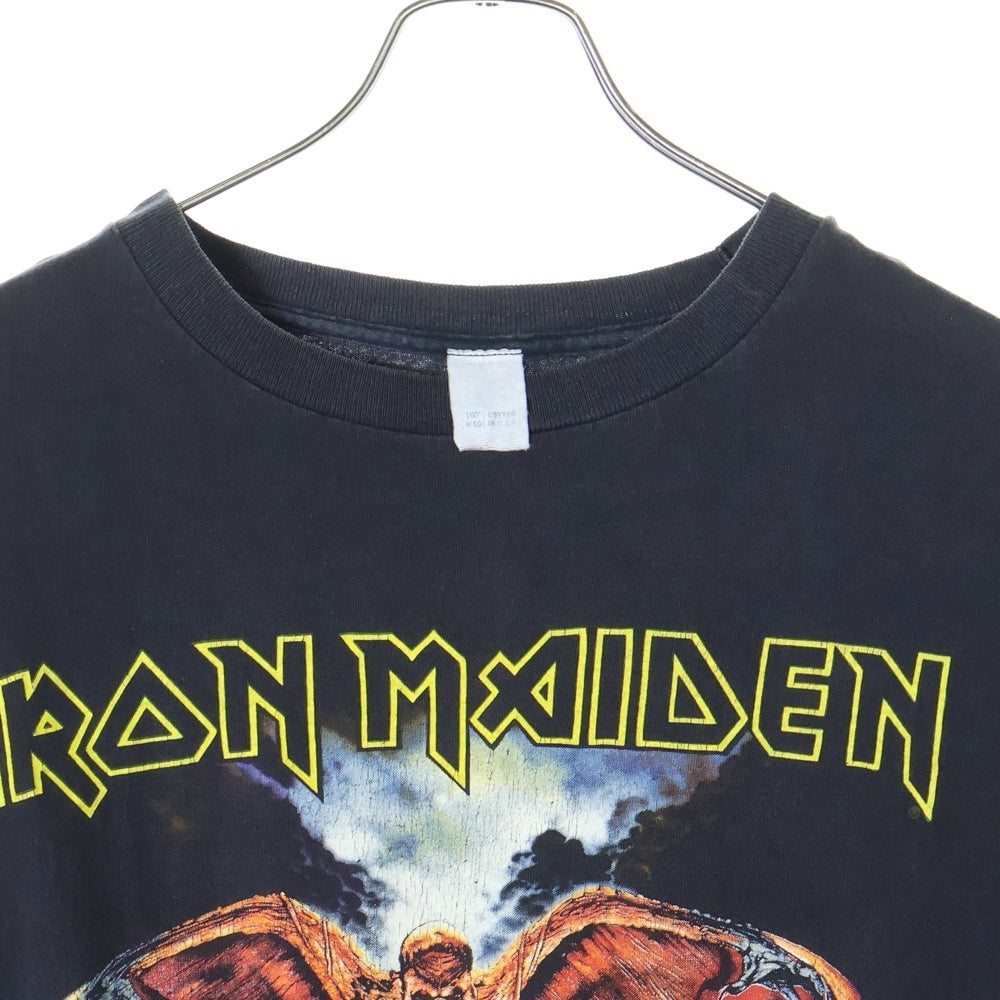 VINTAGE(ヴィンテージ) 90S IRON MAIDEN FEAR OF THE DARK 1992 TOUR アイアンメイデン 両面プリント 半袖Tシャツ ブラック