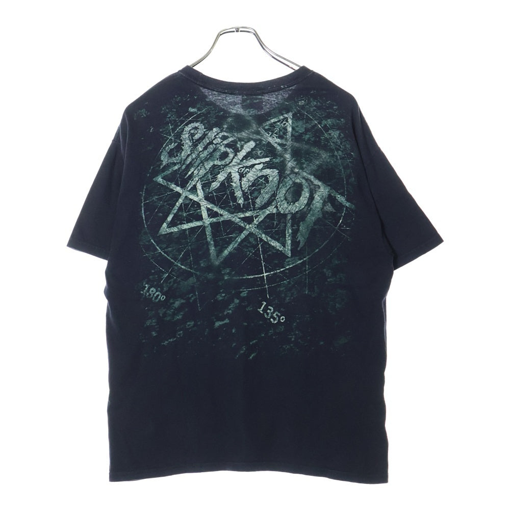 VINTAGE(ヴィンテージ) 00S SLIPKNOT 2008 スリップノット 両面プリント 半袖Tシャツ ブラック