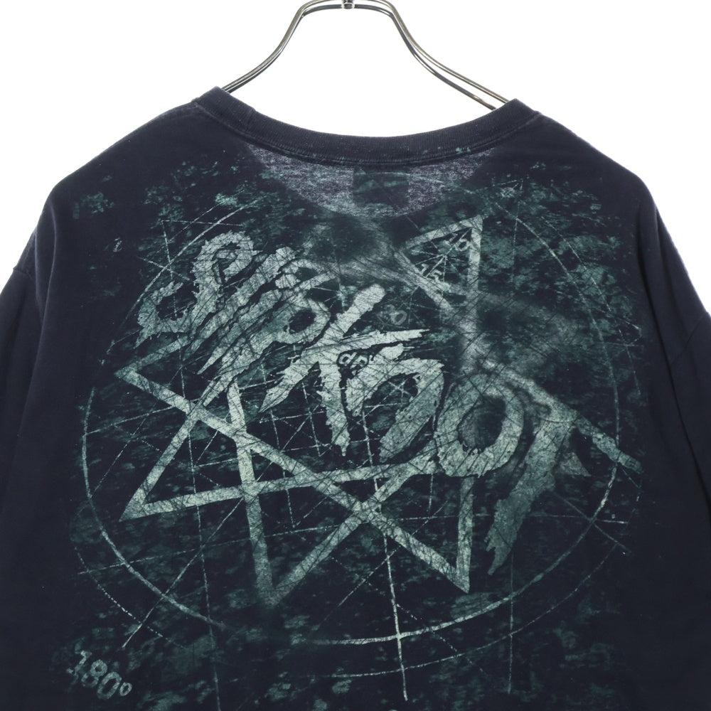 VINTAGE(ヴィンテージ) 00S SLIPKNOT 2008 スリップノット 両面プリント 半袖Tシャツ ブラック