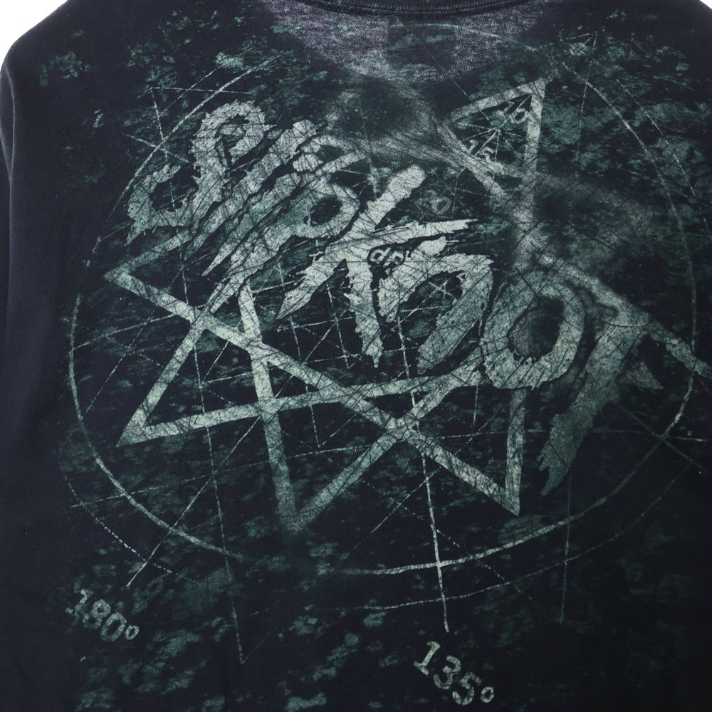 VINTAGE(ヴィンテージ) 00S SLIPKNOT 2008 スリップノット 両面プリント 半袖Tシャツ ブラック