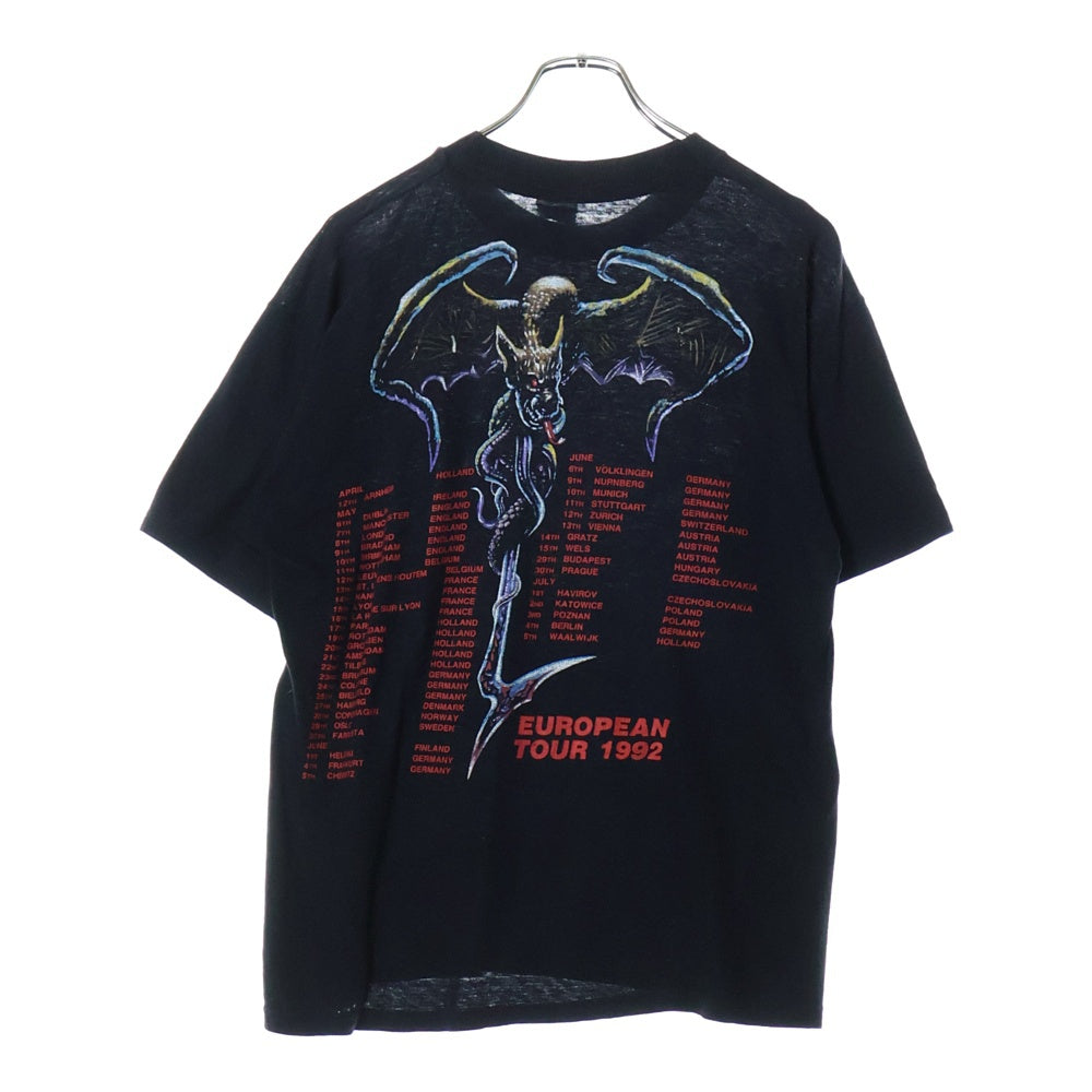 VINTAGE(ヴィンテージ) 90S Obituary The End Complete Tour オビチュアリー 両面プリント 半袖Tシャツ ブラック