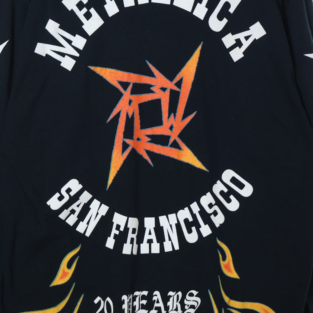 VINTAGE(ヴィンテージ) 00S METALLICA SAN FRANCISCO 20 YEARS メタリカ ロングスリーブ 長袖Tシャツ ブラック