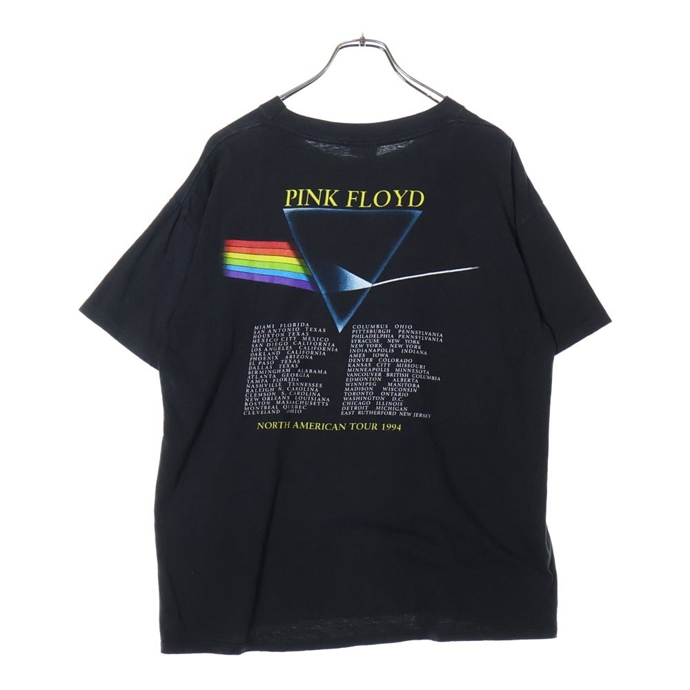 VINTAGE(ヴィンテージ) 90S PINK FLOYD NORTH AMERICAN TOUR 1994 ピンクフロイド 両面プリント 半袖Tシャツ ブラック