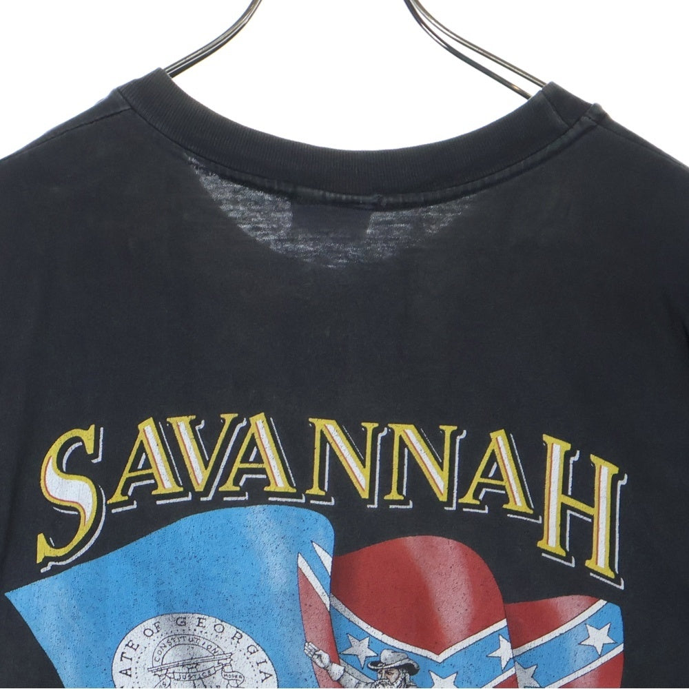 VINTAGE(ヴィンテージ) 90S Harley Davidson ハーレーダビッドソン イーグル フレイムプリント 半袖Tシャツ ブラック