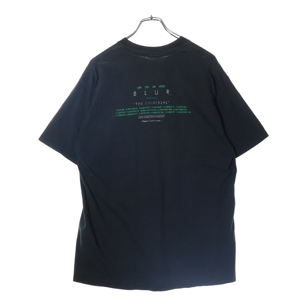 VINTAGE(ヴィンテージ) 90S BLUR THE UNIVERSAL 1995 ブラー 両面プリント 半袖Tシャツ ブラック