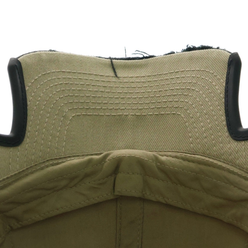 BALENCIAGA(バレンシアガ) 23SS Double Unity Cap ダメージ加工 6パネル キャップ ブラウン