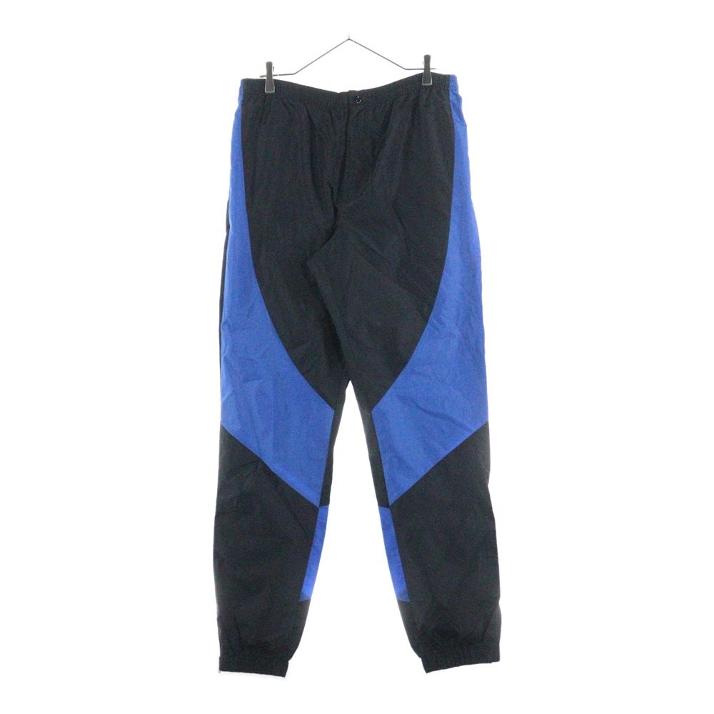 希少ヴィンテージNIKEナイキ 80s 紺タグ ジャージ トラックパンツ 黒 NIKE - 80s 紺タグ ビンテージ ナイキ ナイロン パンツ L 黒 ス