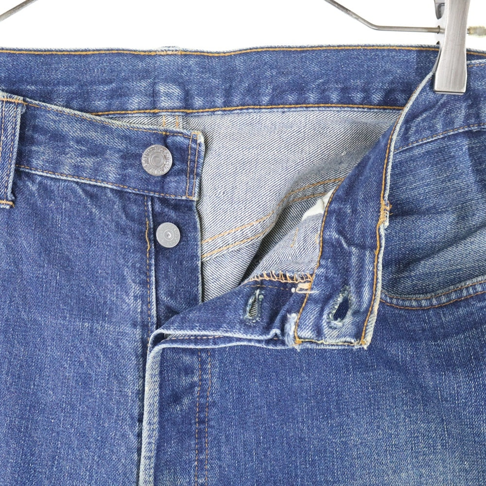Levi's(リーバイス) 60s VINTAGE 501 BIG E前期 A TYPE ボタン裏4 ビッグE 紙パッチ ボタンフライデニムパンツ インディゴ
