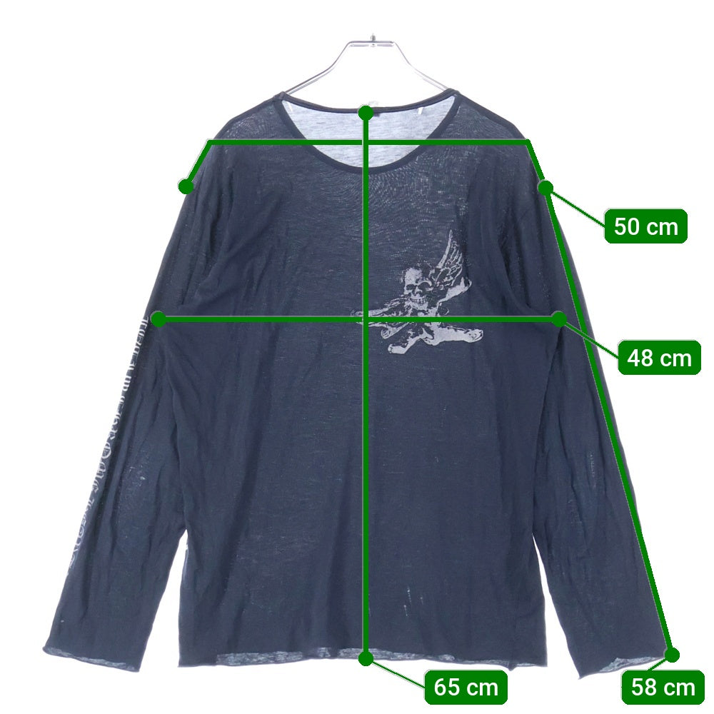 CHROME HEARTS(クロムハーツ) FOTI L/S TEE フォティ プリント ロングスリーブ 長袖Tシャツ ブラック