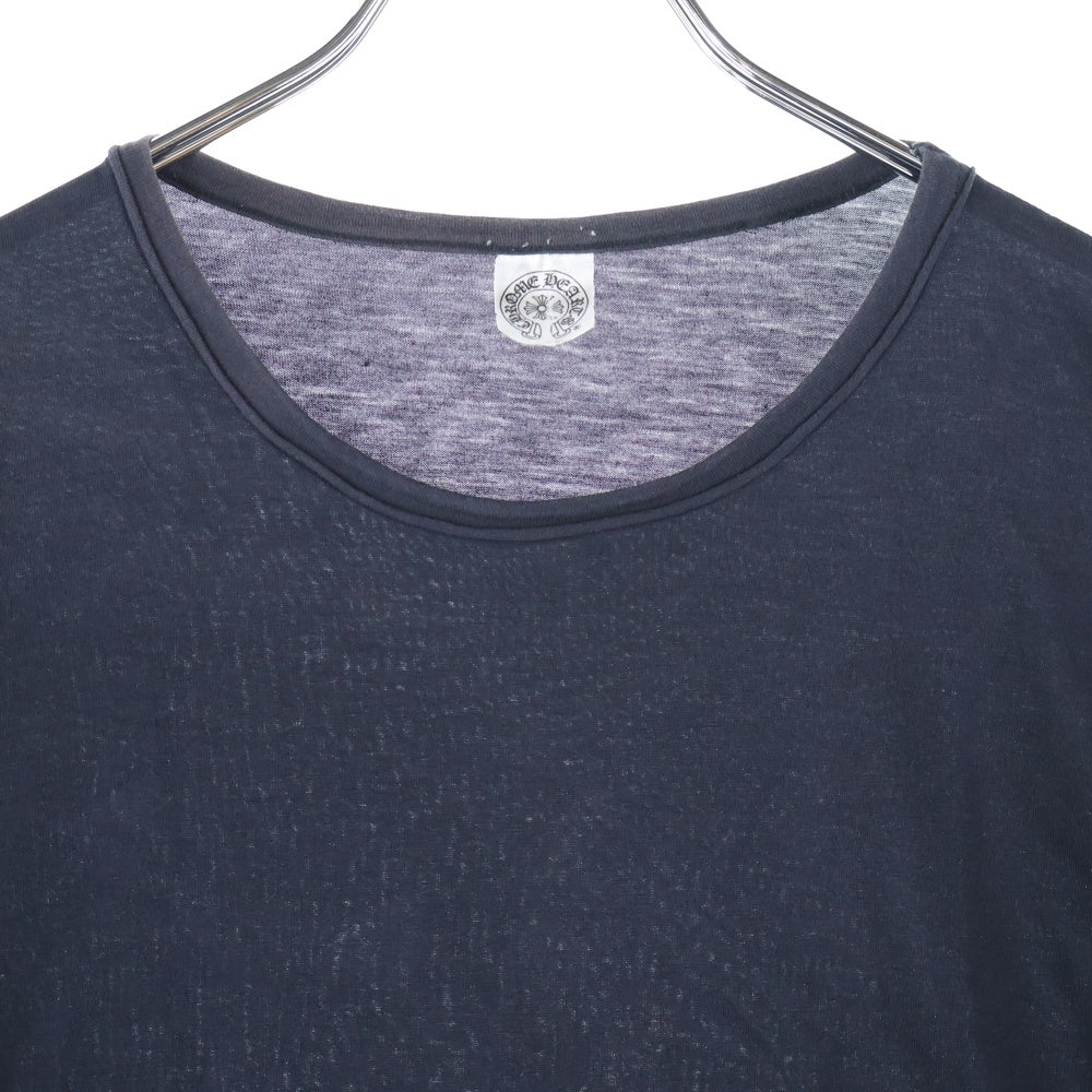 CHROME HEARTS(クロムハーツ) OLD Scroll Label L/S TEE スクロールラベル プリント ロングスリーブ 長袖Tシャツ ブラック