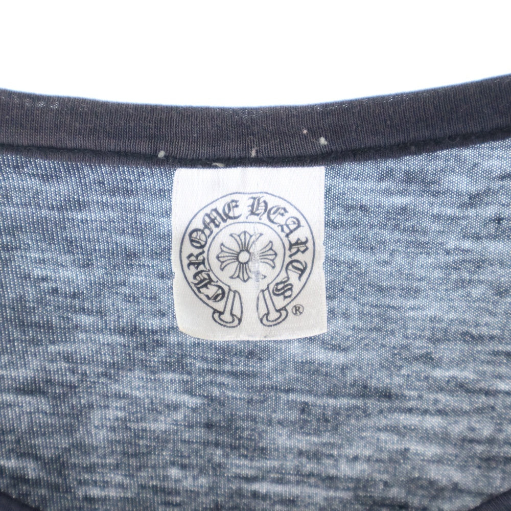 CHROME HEARTS(クロムハーツ) OLD Scroll Label L/S TEE スクロールラベル プリント ロングスリーブ 長袖Tシャツ ブラック