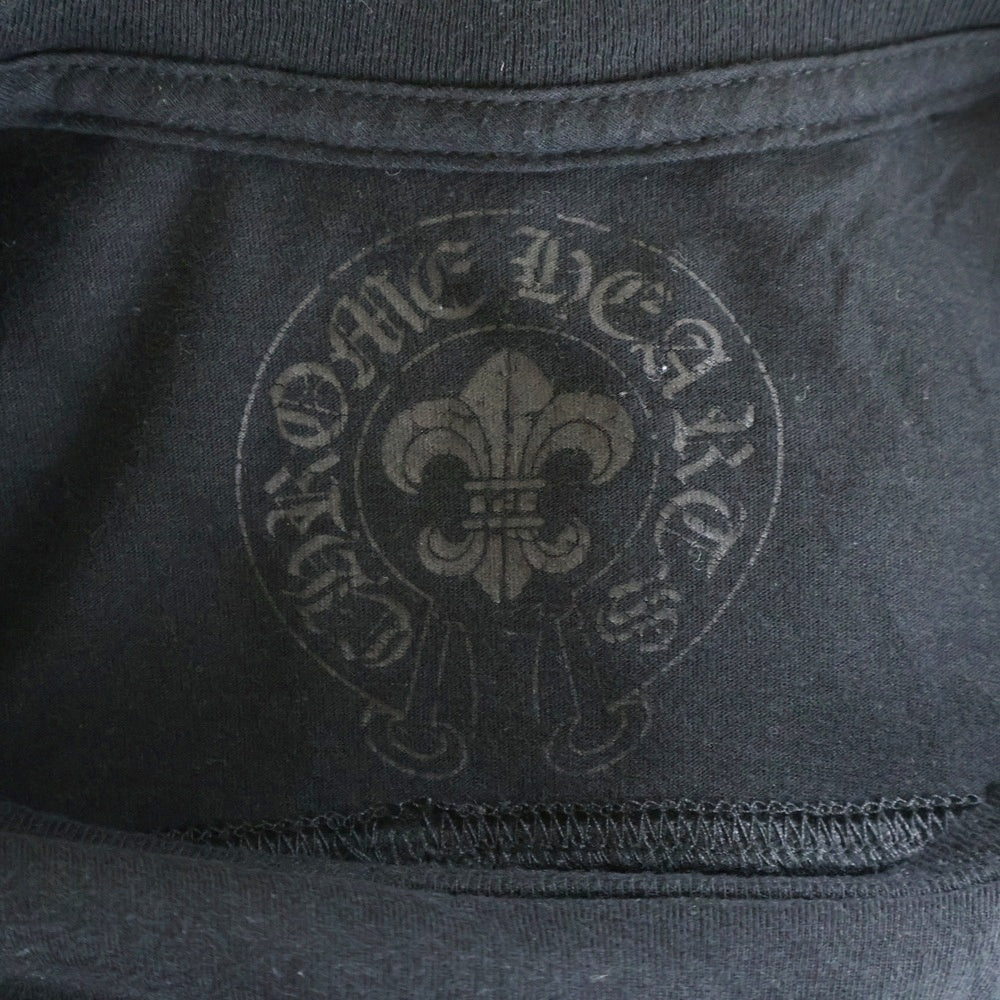 CHROME HEARTS(クロムハーツ) Cross Patch Pocket S/S Tee クロスパッチ ポケット付き 半袖Tシャツ ブラック