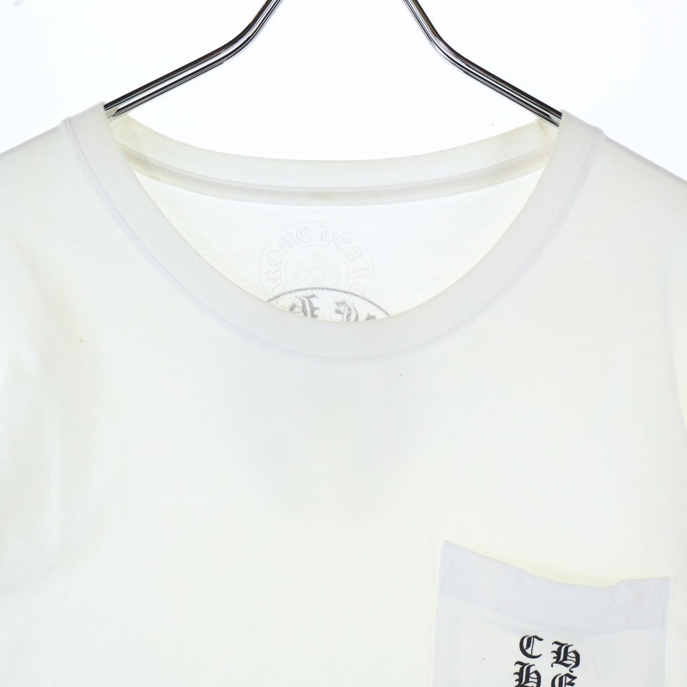 CHROME HEARTS(クロムハーツ) Side Logo Tee サイドロゴ ヴァーティカルロゴTシャツ 半袖Tシャツ ホワイト