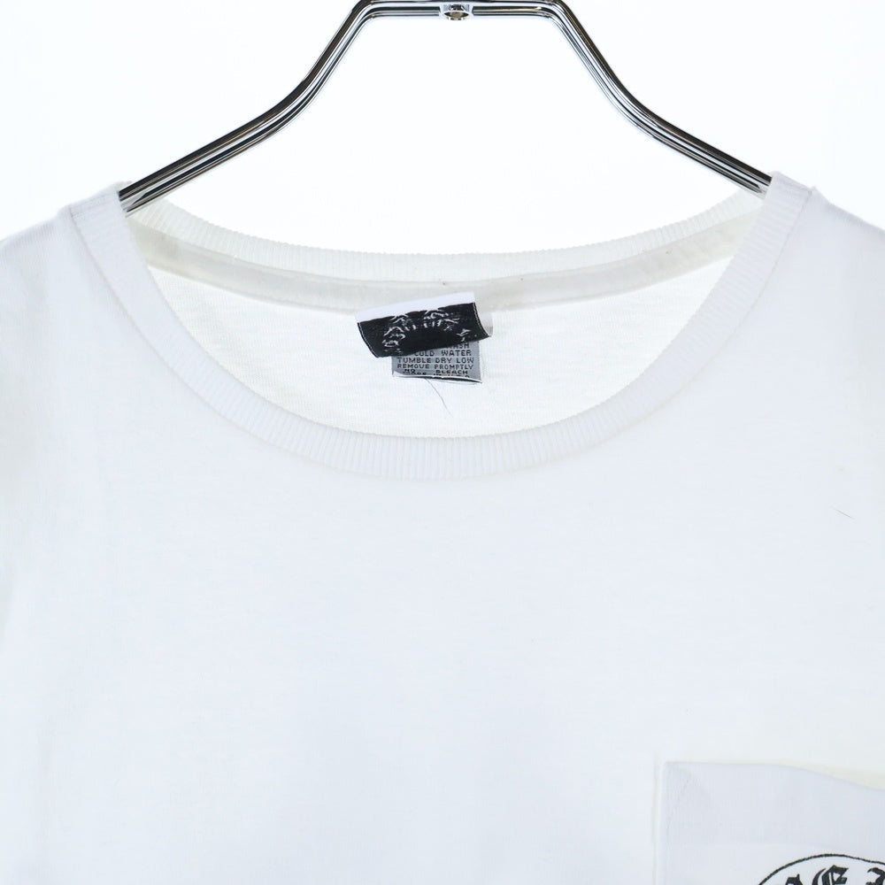 CHROME HEARTS(クロムハーツ) OLD バック フローラルクロスプリント 半袖Tシャツ ホワイト