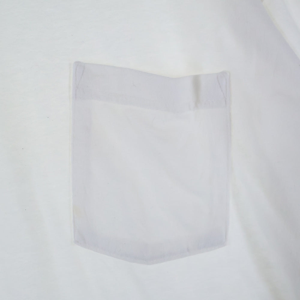 CHROME HEARTS(クロムハーツ) NECK LOGO S/S TEE スクロールラベル プリント 半袖Tシャツ ホワイト