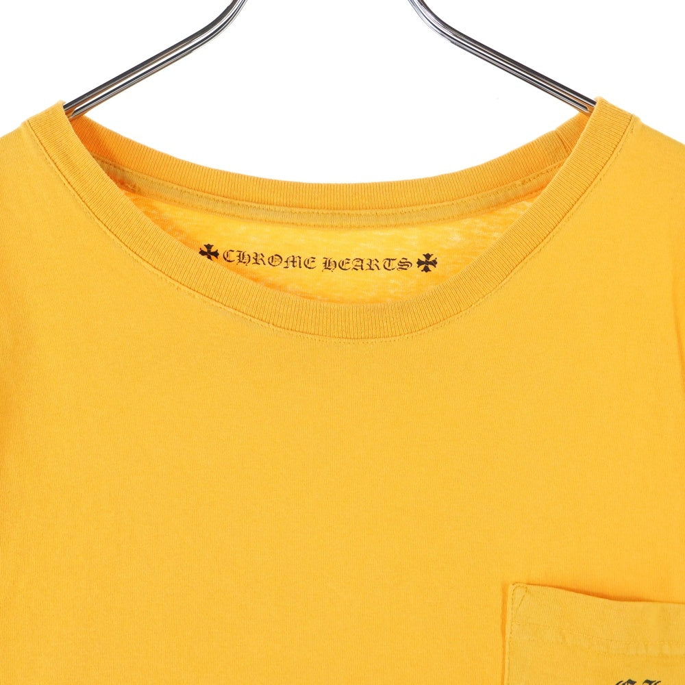 CHROME HEARTS(クロムハーツ) Vertical Logo Tee ヴァーティカルロゴ 半袖 Tシャツ イエロー