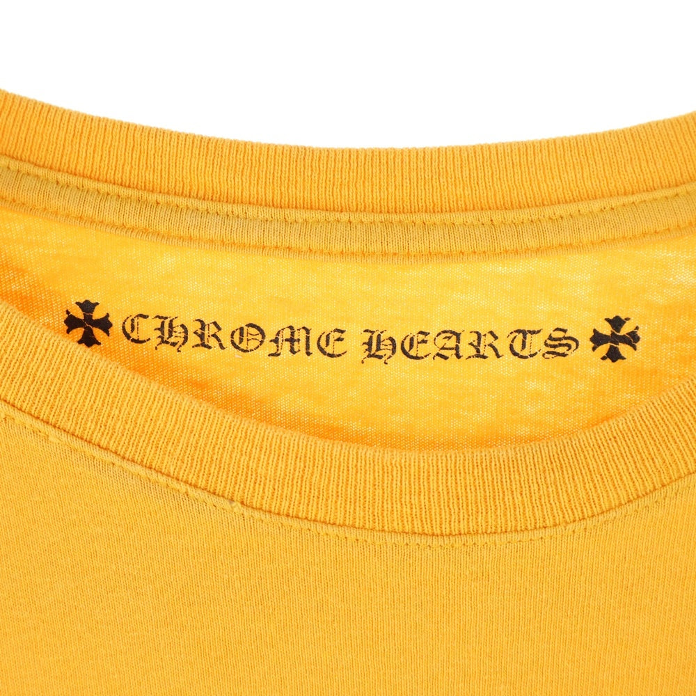 CHROME HEARTS(クロムハーツ) Vertical Logo Tee ヴァーティカルロゴ 半袖 Tシャツ イエロー
