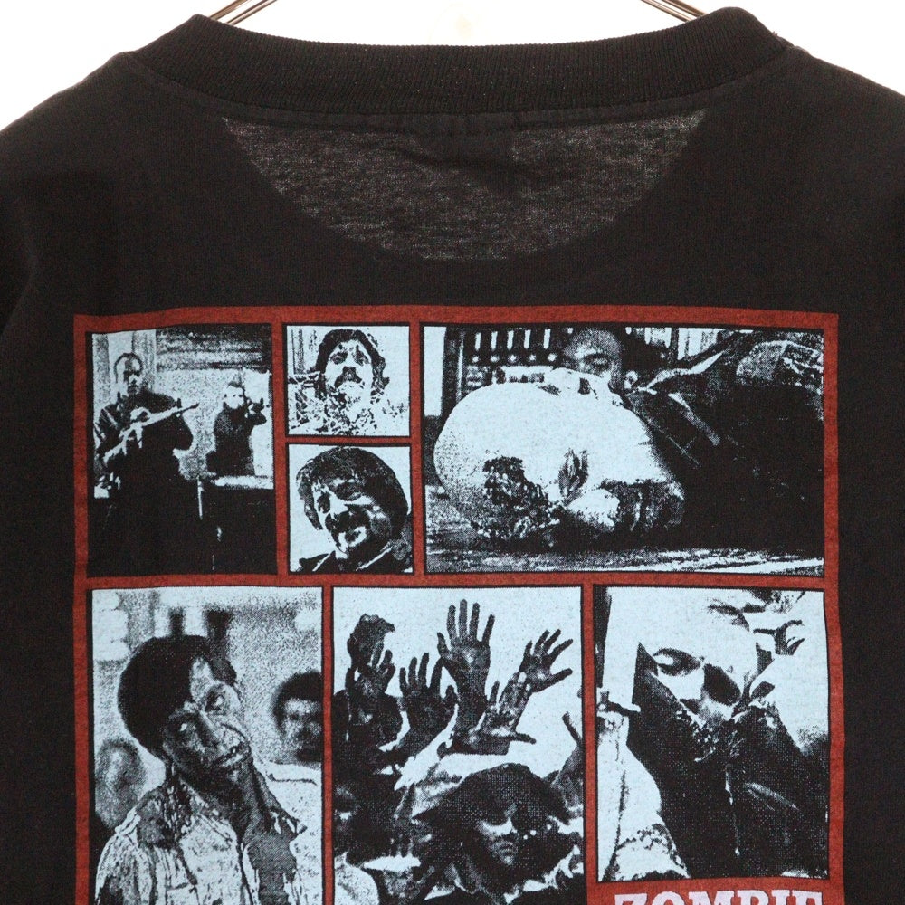 VINTAGE(ヴィンテージ) 90s ZOMBIE DAWN OF THE DEAD MOVIE ゾンビ 半袖Tシャツ カットソー ブラック