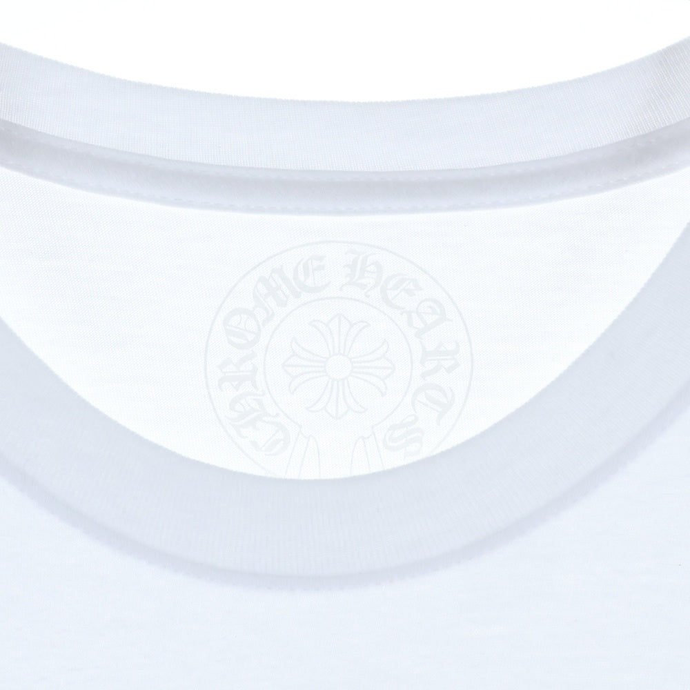 CHROME HEARTS(クロムハーツ) CH T-SHRT 1 スクロールラベルバックプリント半袖Tシャツカットソー ホワイト