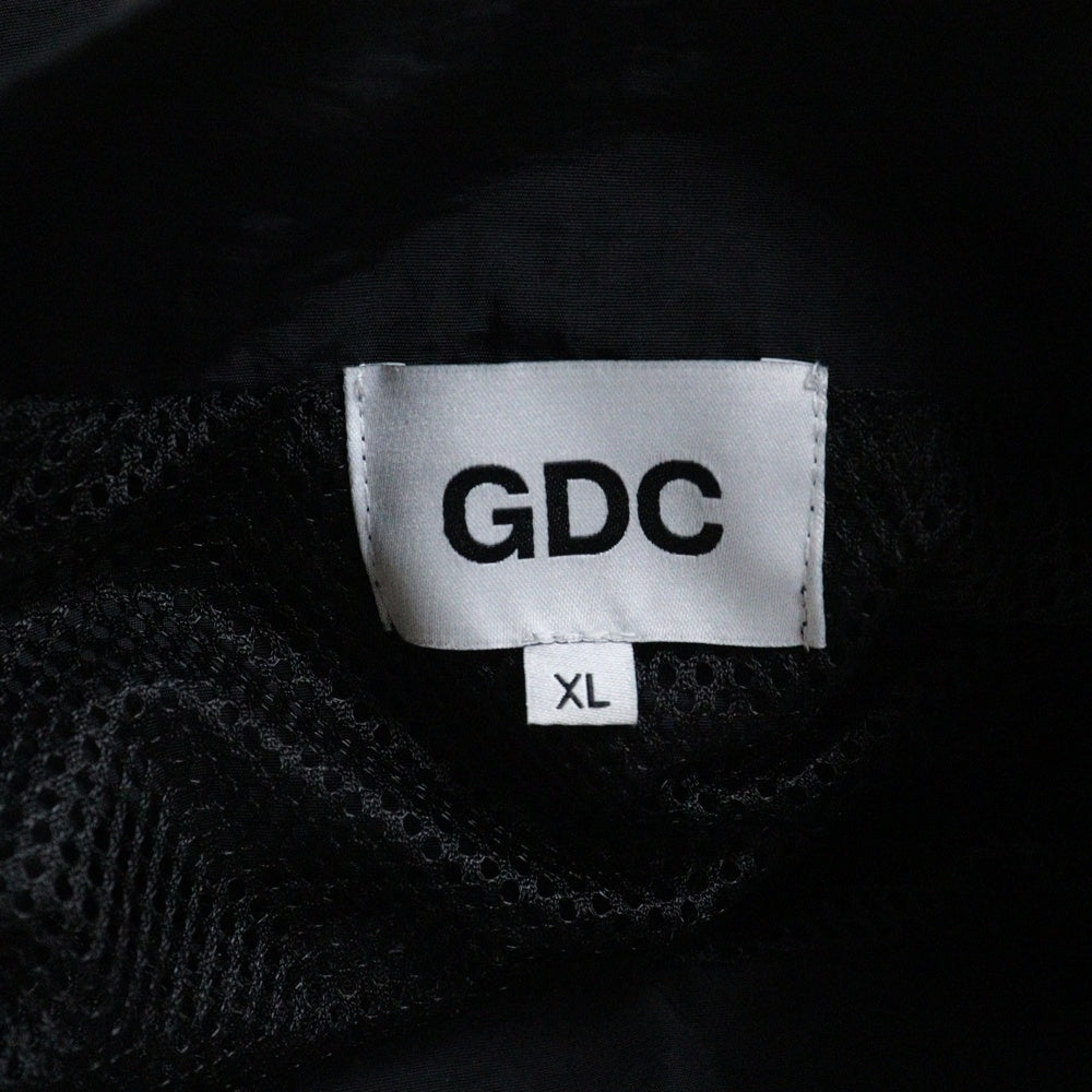 GDC(ジーディーシー) Weekend Setup ウィークエンド ロゴプリント ナイロン ジャケット トラックパンツ セットアップ ブラック