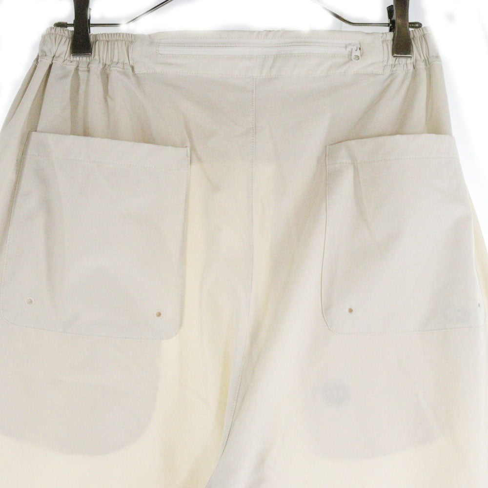 CITY COUNTRY CITY(シティーカントリーシティー) STRETCH PANTS ロゴプリント ナイロン イージーパンツ ベージュ CCC-253P002