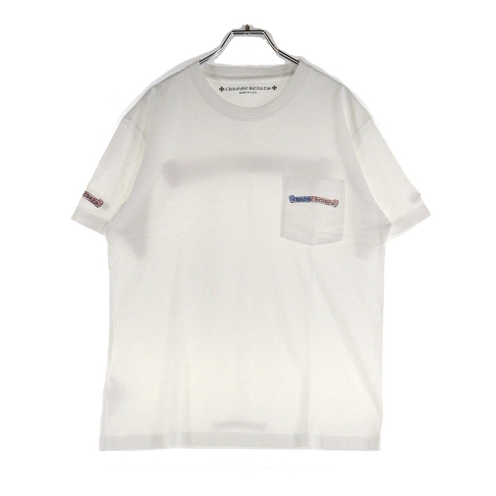 CHROME HEARTS(クロムハーツ) 21AW×MATTY BOY America S/S Tee マッティボーイ アメリカン フラッグ 半袖 Tシャツ ホワイト