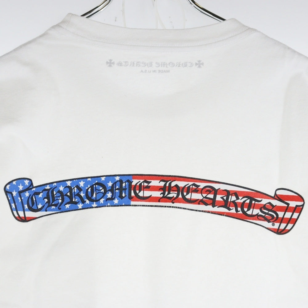 CHROME HEARTS(クロムハーツ) 21AW×MATTY BOY America S/S Tee マッティボーイ アメリカン フラッグ 半袖 Tシャツ ホワイト